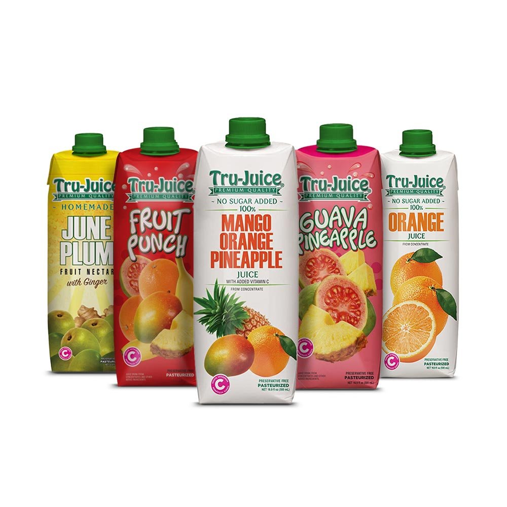 Tru-Juice Premium Bundle, 1L (5 Pack)