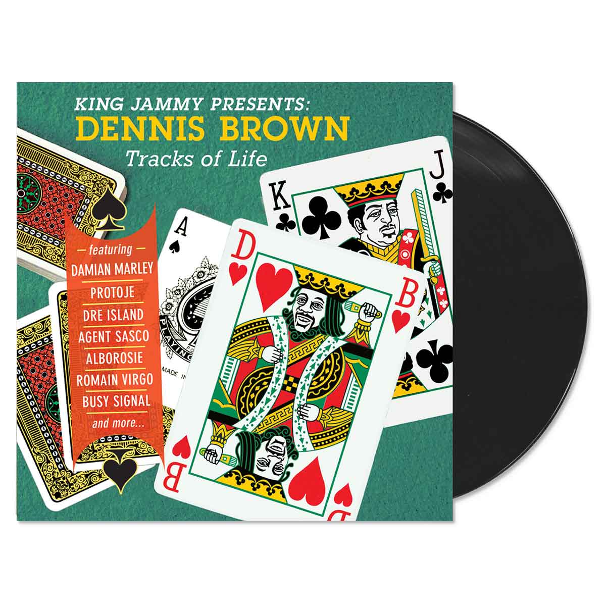 King Jammy Presents Dennis Brown Tracks Of Life Dennis Brown LP Vinyl