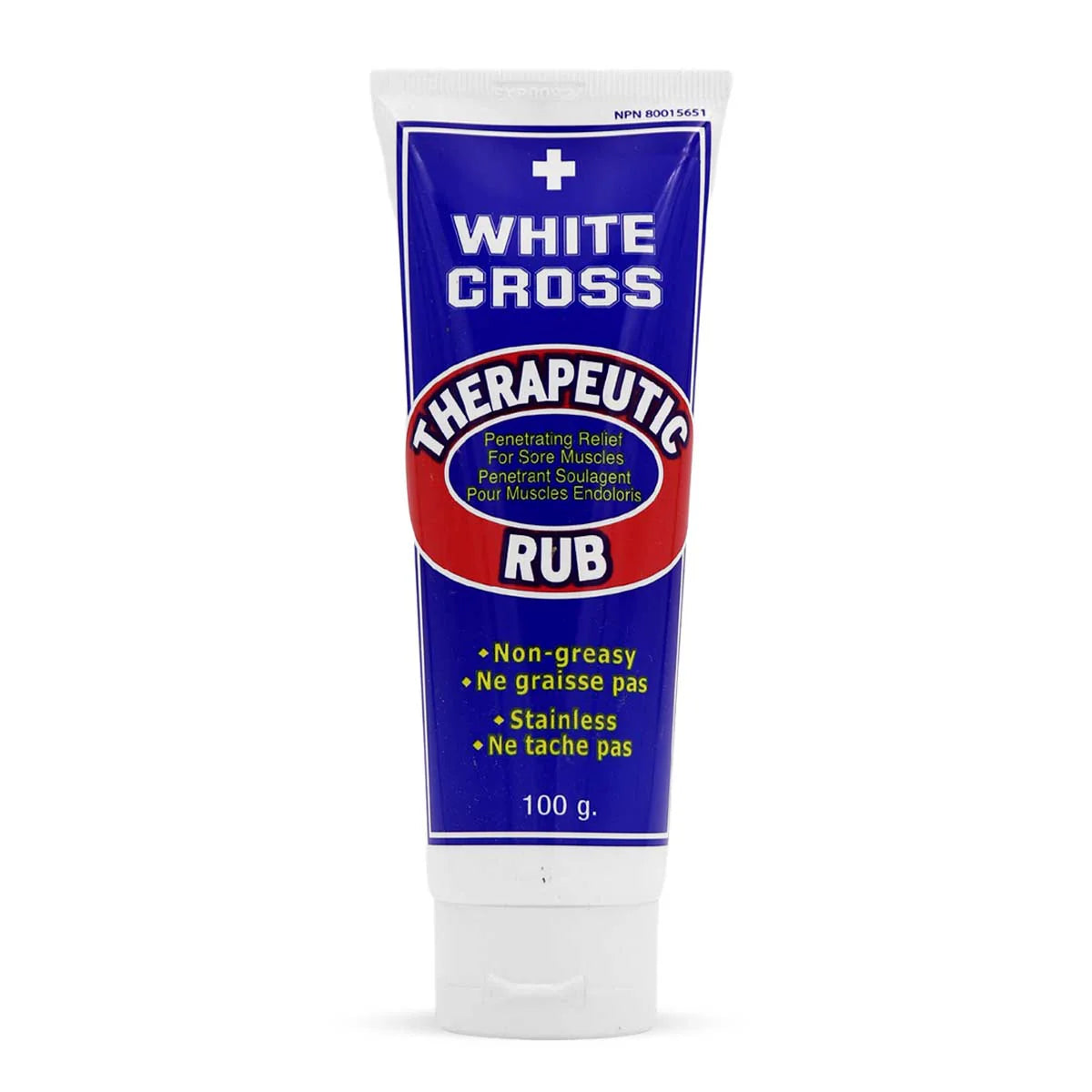 White Cross Therapeutic Rub Tube, 100g